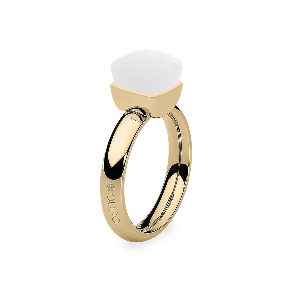 Кольцо Qudo FIRENZE 18.5 (G) White 107001/40-5420 18.5 размер 18,5