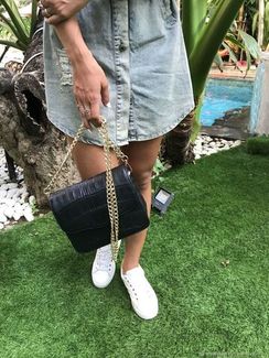 Сумочка из кожи крокодила BG-395