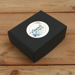 Наклейка стикер матовая круглая 30 мм 2800 шт "100% Натурально"