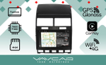 Магнитола для Volkswagen Touareg 2002-2010 - Vaycar VA81-042T-2K на Android 13, 8-ядер, 2K QLED, ТОП процессор, CarPlay, 4G SIM-слот