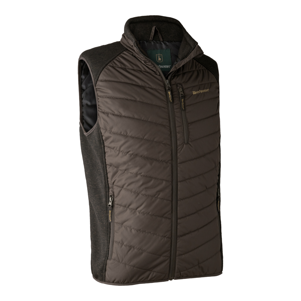 Жилет Deerhunter Moor Padded with knit (571 Brown Leaf)