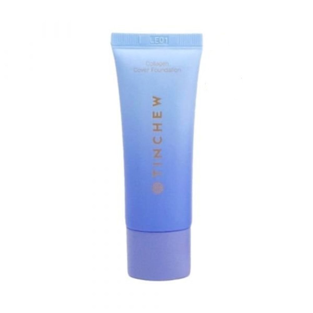 Tinchew Collagen Cover Foundation SPF 36 #№23 Sand Beige коллагеновый тональный крем тон 23 песочно-бежевый