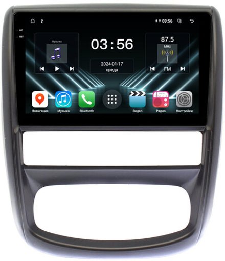 Магнитола для Renault Duster 1 2010-2015, Nissan Terrano 2014+ - FarCar DX3050M монитор 9.5" IPS на Android 13, 4+64Гб, CarPlay