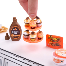 MGA's Miniverse - Мини-продукты Hershey Make It Mini Food set 30 предметов. 531104 / артикул   531104  / GTIN 035051531104