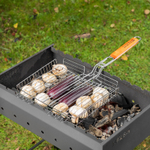 Решетка гриль 260 х 320 х 65 мм. объемная хромированная Camping Palisad 69554