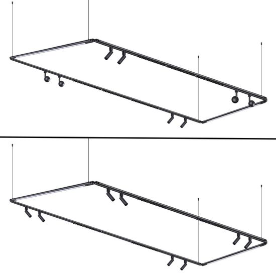 359386 KONST NT24 041 черный База встраиваемая для ввода питания с гибким угловым соединителем «L» и проводом-подвесом (длина провода – 2м) IP20 48V G