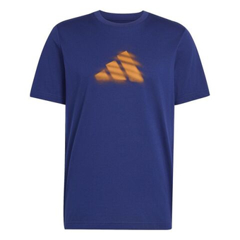 Мужская теннисная футболка Adidas Tennis Clay In Not Graphic - dark blue