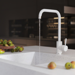 Смеситель для кухни 35к MIXLINE ML-GS12 (310) серый высок. излив