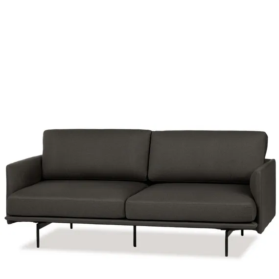 Двухместный диван Bebe 185 см, черный