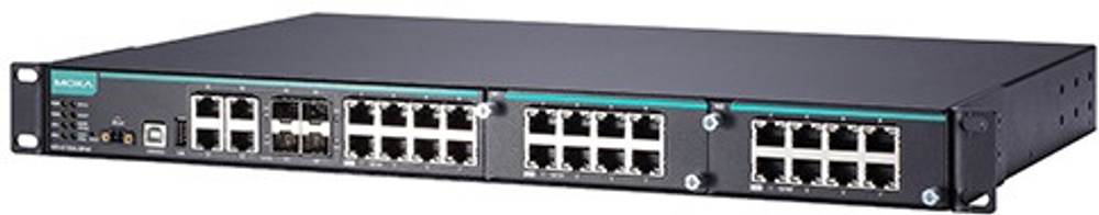Коммутатор управляемый MOXA IKS-6728A-8PoE-4GTXSFP-HV-HV-T