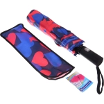 Зонт женский полуавтомат «Ultramarine- Влюбленность», микс 6 цветов, 8 спиц, d-100см, длина в слож. виде 28см, голубые цветы