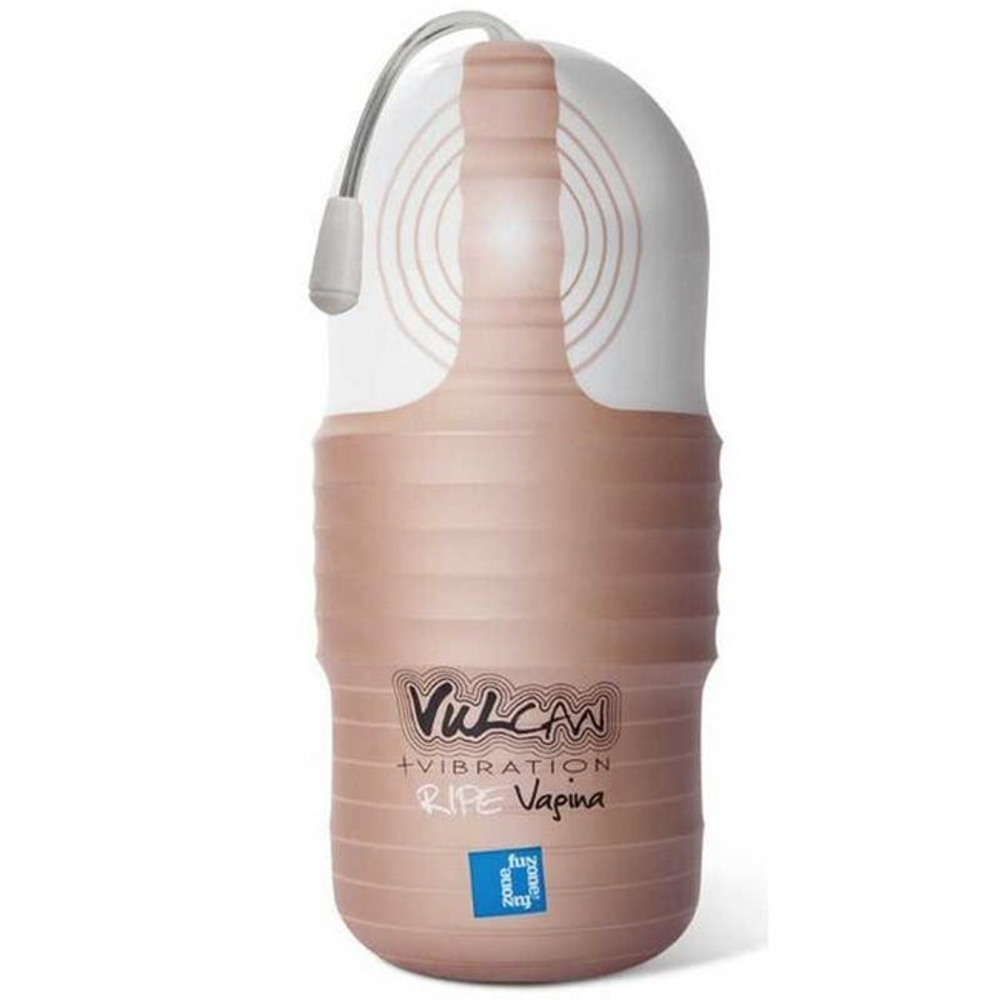 Мастурбатор вагина с вибрацией Vulcan Love Skin Masturbator Ripe Vagina Vibe, телесный (Цвет: телесный)