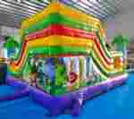 Коммерческий надувной батут "Сафари-джунгли 2 " 6*5*2,8 м