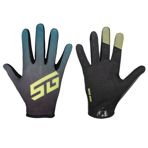 Перчатки полноразмерные STG Sens Skin, размер L, черный с синим