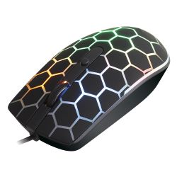 Мышь Intro MG278 игровая проводная 800-3600dpi черная | Intro