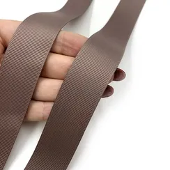 Репсовая лента (сантюр) 25мм, кофе, Arta-F