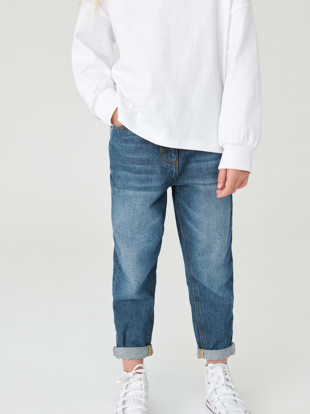 Джинсы для девочки Next M42-108, Синий