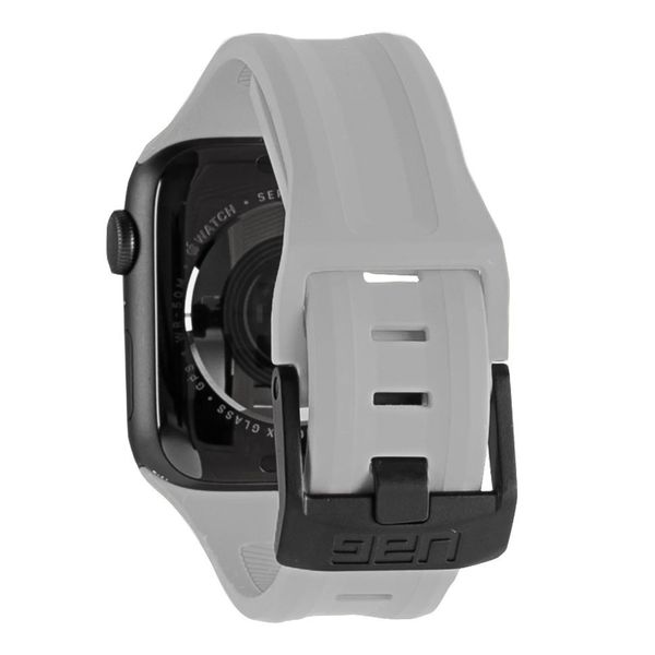 Ремень силиконовый UAG Scout Silicone для Apple Watch 44/42 cильвер (Silver)