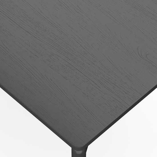 Стол обеденный saga, 75х150 см, темно-серый