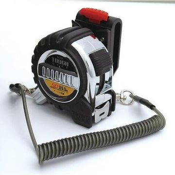 Рулетка измерительная, Shinwa Tough Gear SD, 5.5м, 25мм, со спиральным шнурком и подвесом