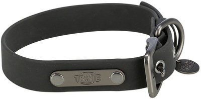 Ошейник CityStyle, PVC, L–XL: 50–57 см/30 мм, черный, Trixie
