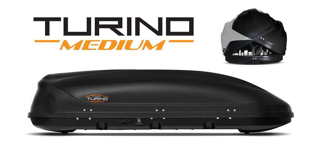 Turino Medium (460 л) 191х79х46 чёрный с двусторонним открыванием
