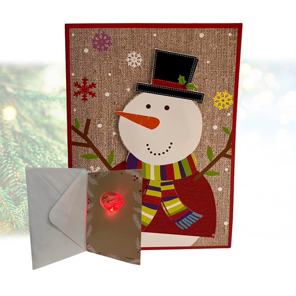 Mumuso Новогодняя открытка-конверт с мелодией Merry Christmas