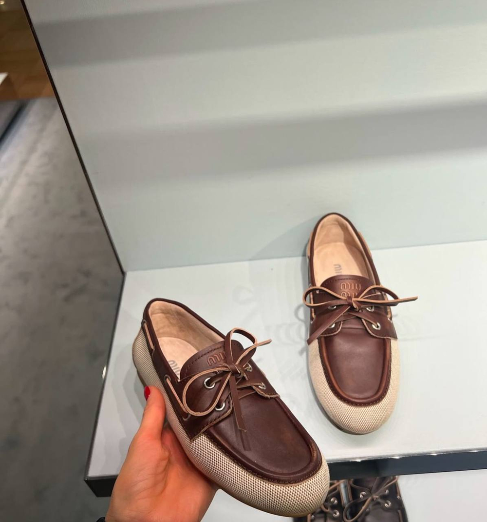 Мокасины MIU MIU