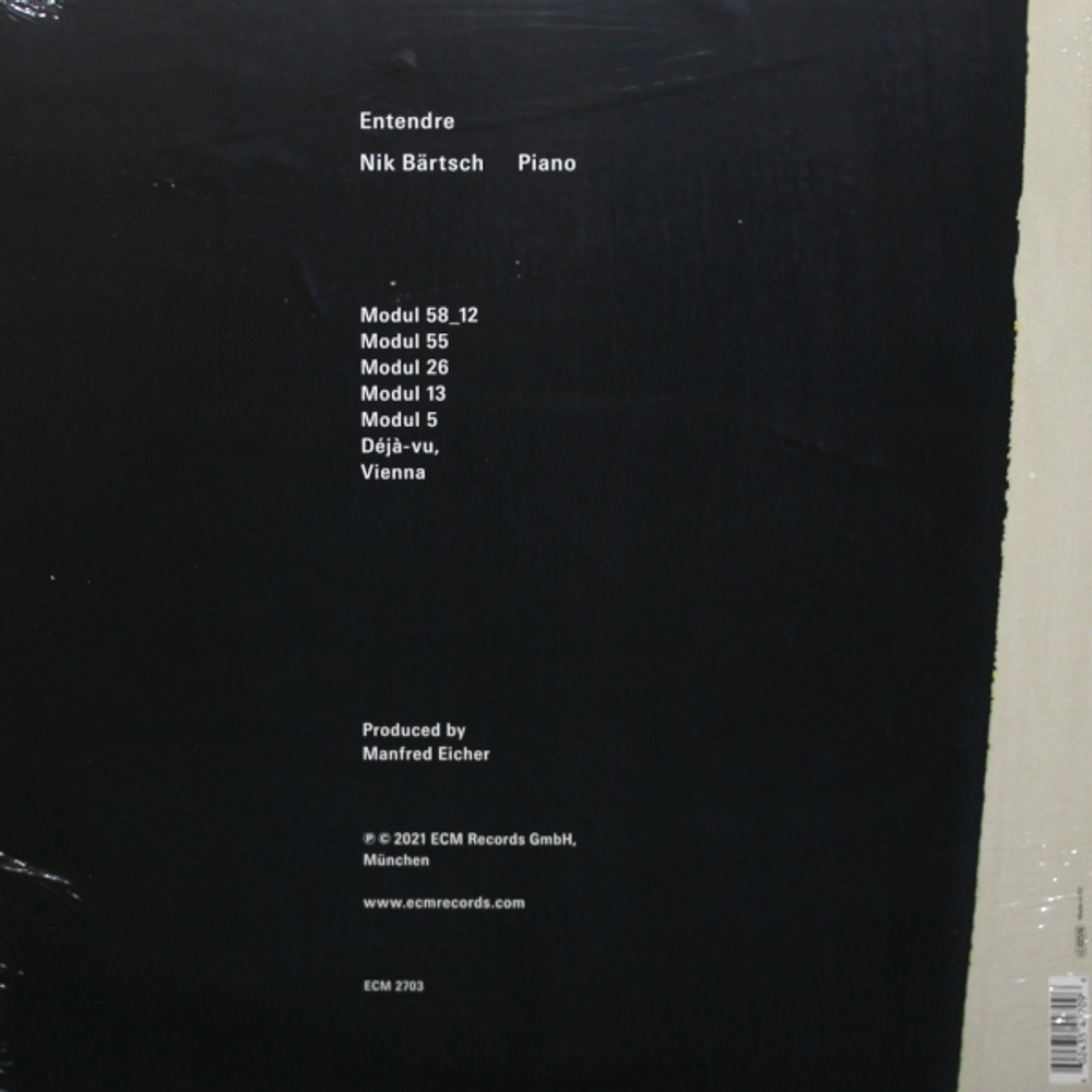 Nik Bartsch / Entendre (2LP)