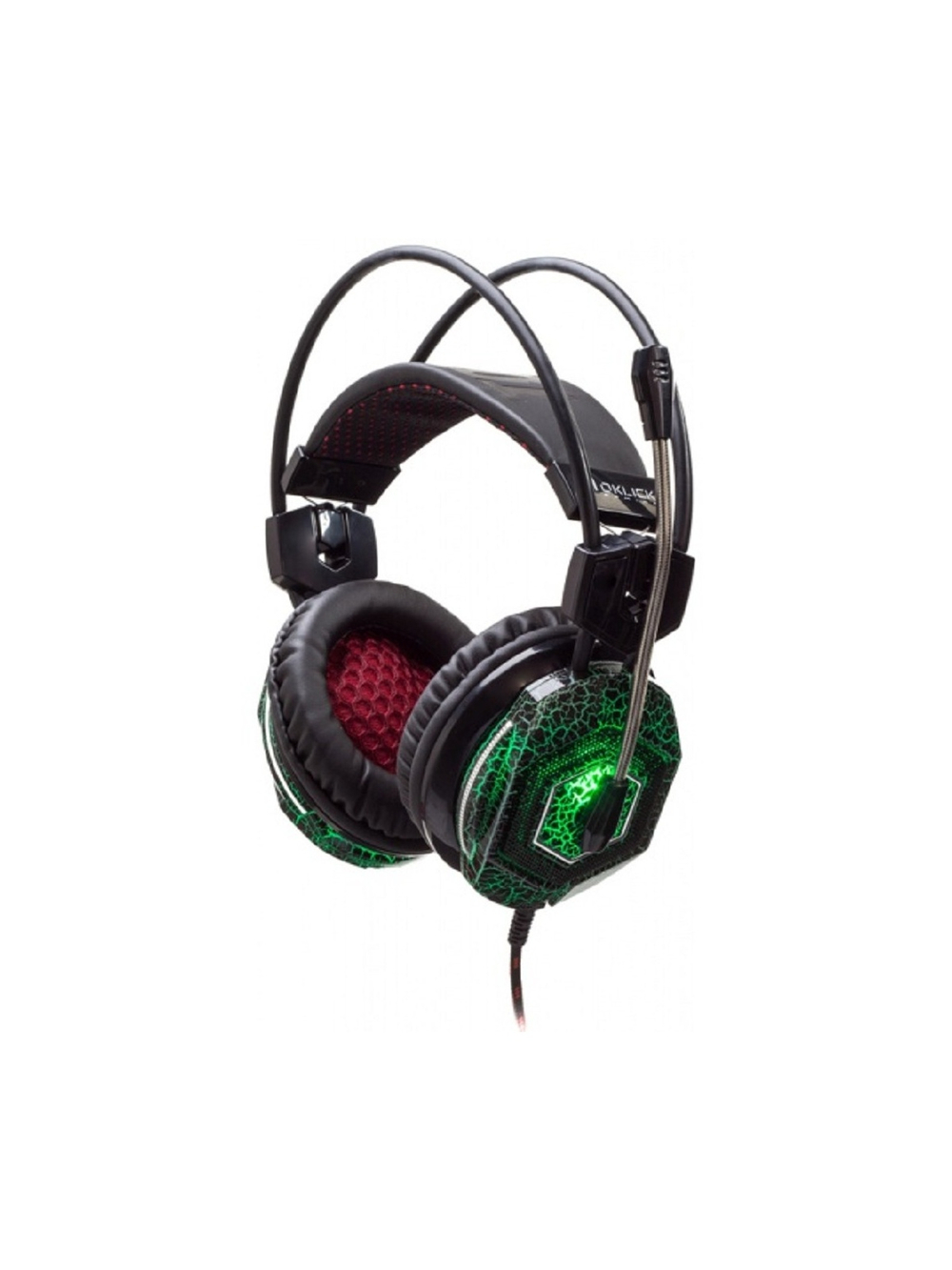 Oklick HS-L500G TOXIC черный 2.2м мониторные оголовье (472656)