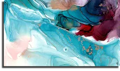 Постер "Искусство алкогольными чернилами"