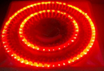 Гирлянда (синяя коробка)100 LED красная