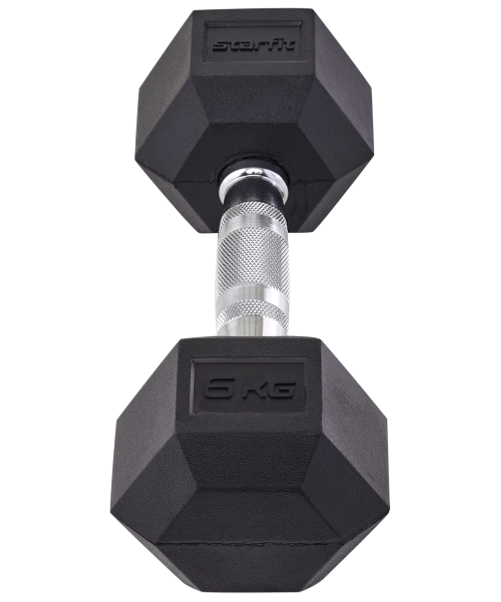 Гантель обрезиненная STARFIT DB-301 6 кг