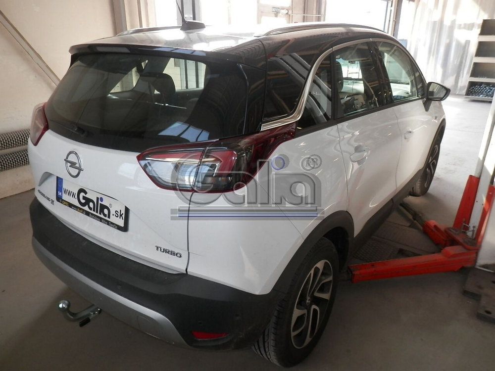 Фаркоп оцинкованный Galia O070C для OPEL Crossland X 2017-(паспорт и сертификат в комплекте)(без электрики)