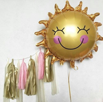 Шар (26"/66 см) Фигура, Солнышко улыбка 1 шт.