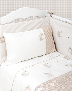 Бампер для детской кроватки 390x45 Luxberry Совята