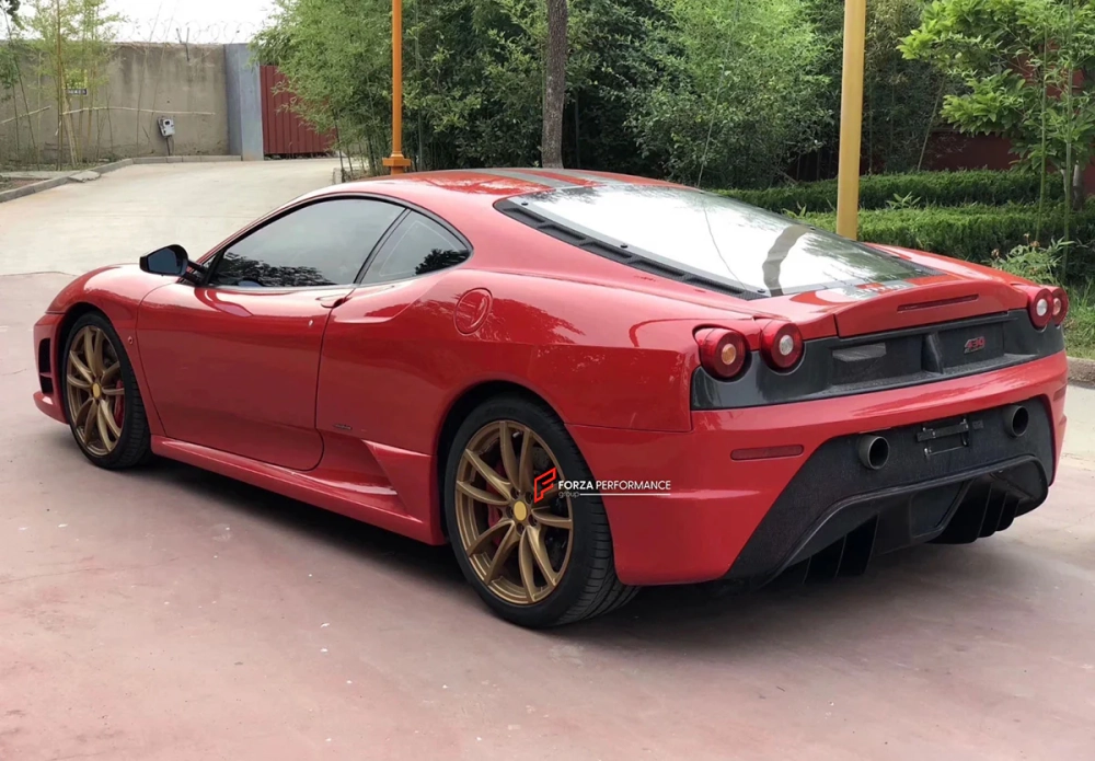 Карбоновый обвес переделка в Scuderia для FERRARI F430 Феррари