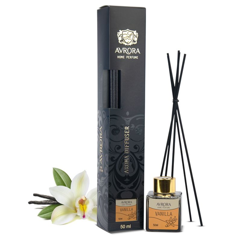 Аромадиффузор Avrora  Home Perfume VANILLA 50 мл/шт 12 шт/кор