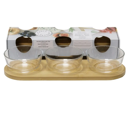 Набор салатников стеклянных 3 шт.