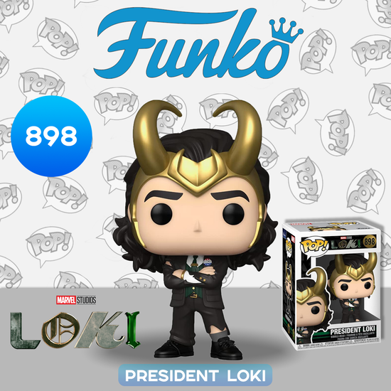 Фигурка Funko POP! Bobble Marvel Loki President Loki (898) 55743