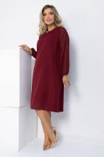 Платье Яркое пламя (бордовое) П12618-25 LT Collection