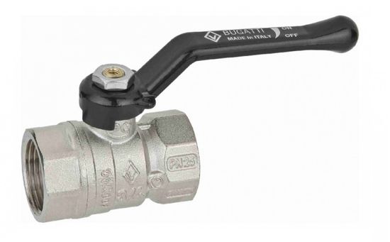 Кран шаровый BUGATTI 1 1/4" ВР-ВР с ручкой