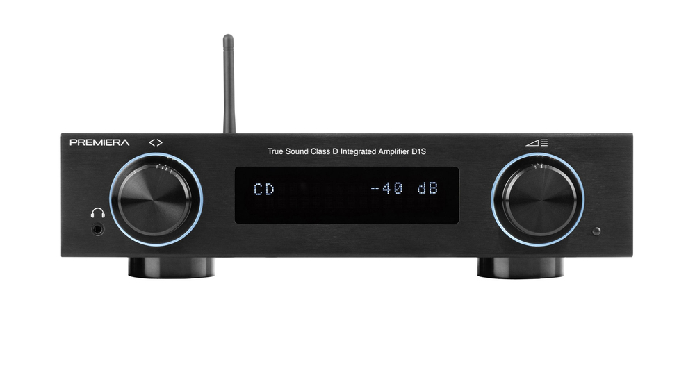 Premiera D1S Black — интегральный стереоусилитель класса D с сетевым проигрывателем