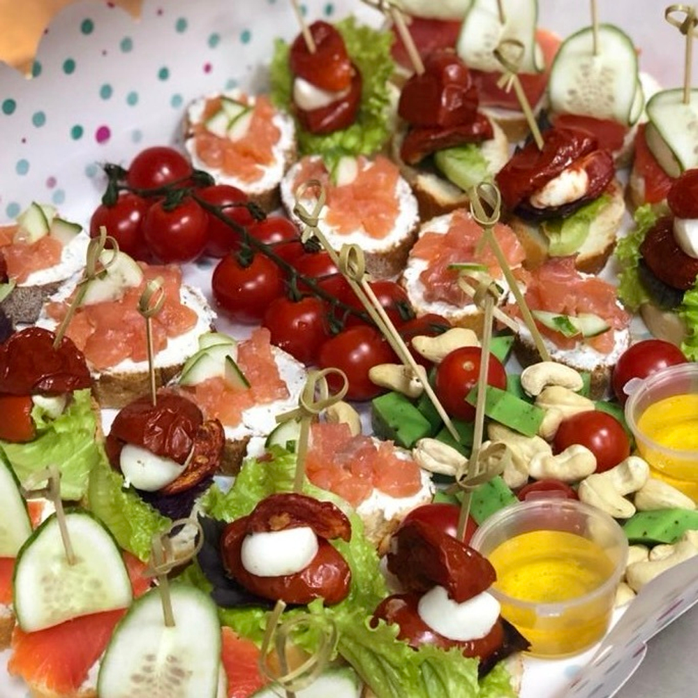Бокс с брускеттами (предзаказ)