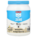 Muscle Milk, Zero, Protein Powder, Vanilla Creme, 1.65 lb (750 g)