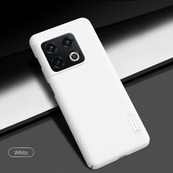 Белый тонкий чехол от Nillkin для OnePlus 10 Pro, серия Super Frosted Shield