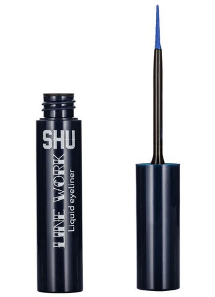 SHU Подводка для век Line Work, жидкая, тон №16, Голубой матовый, 2,5 мл