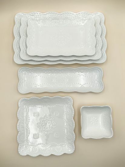 Блюдо сервировочное прямоугольное 31х9х2 см.