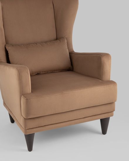 Кресло Скотт велюр капучино