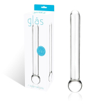 Стеклянный жезл с шаром Straight Glass Dildo - 17,8 см. (Цвет: прозрачный)